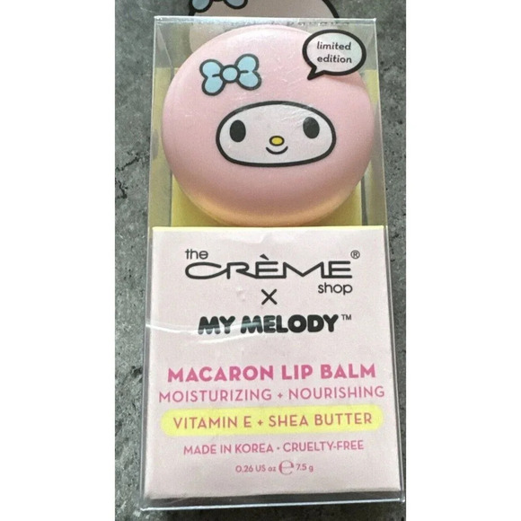 Creme Shop x My Melody MACARON LIP BALM Strawberry Banana Limited Edition New - Picture 2 of 7